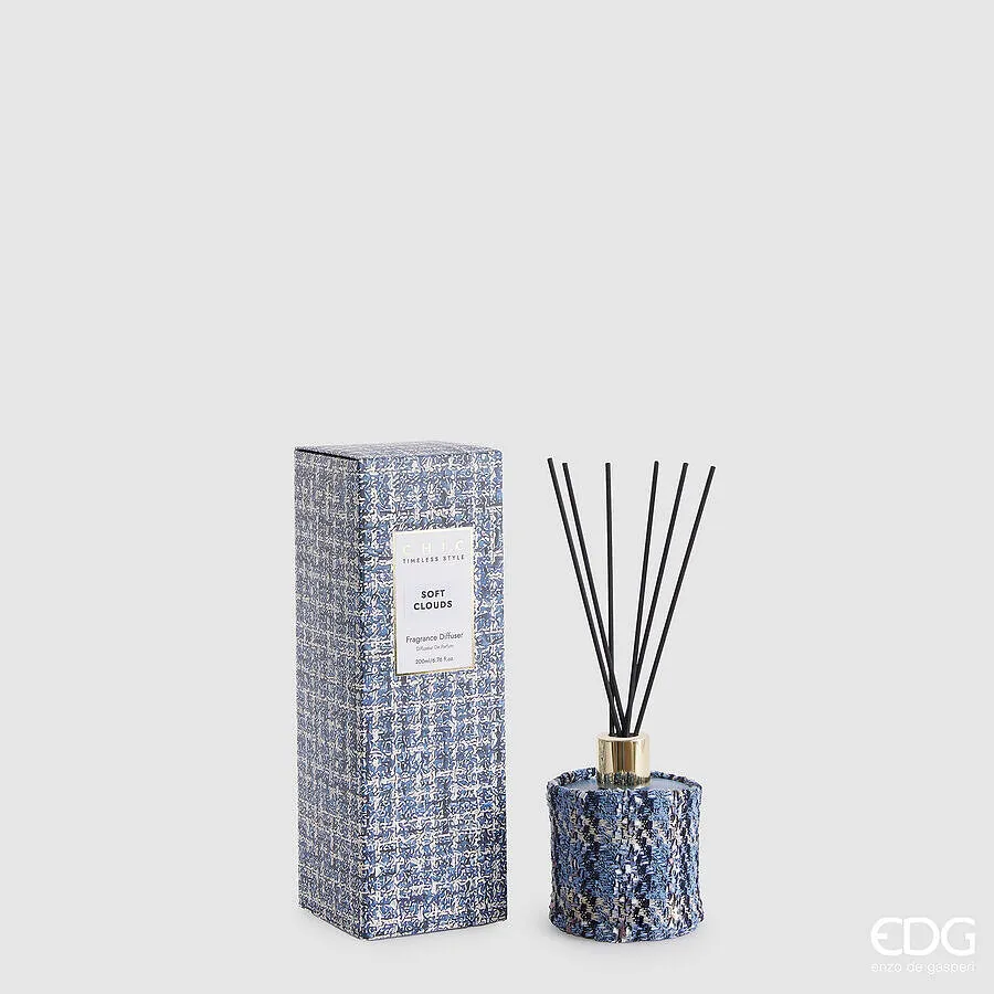 EDG Enzo De Gasperi Perfumer Bottle Boucle 200 Ml H 10.5 Cm Soft Cloud