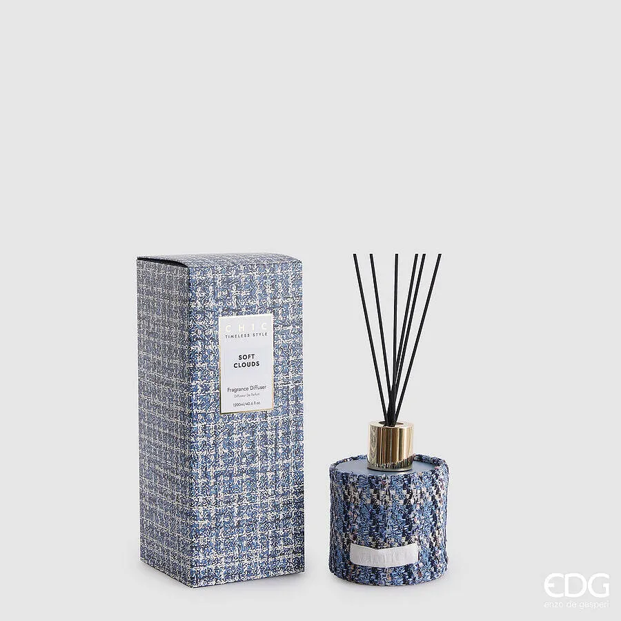 EDG Enzo De Gasperi Perfumer Bottle Boucle 500 Ml H 14 Cm Soft Clouds