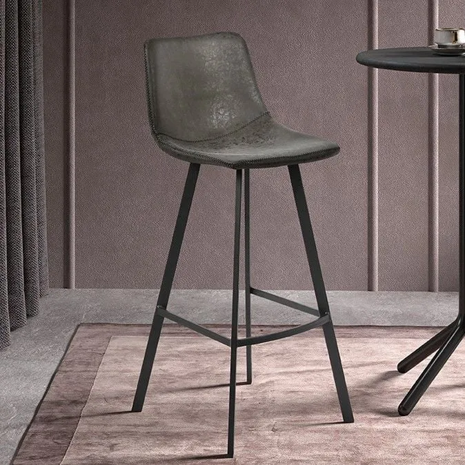 Tabouret de bar Ozan 88cm - gris
