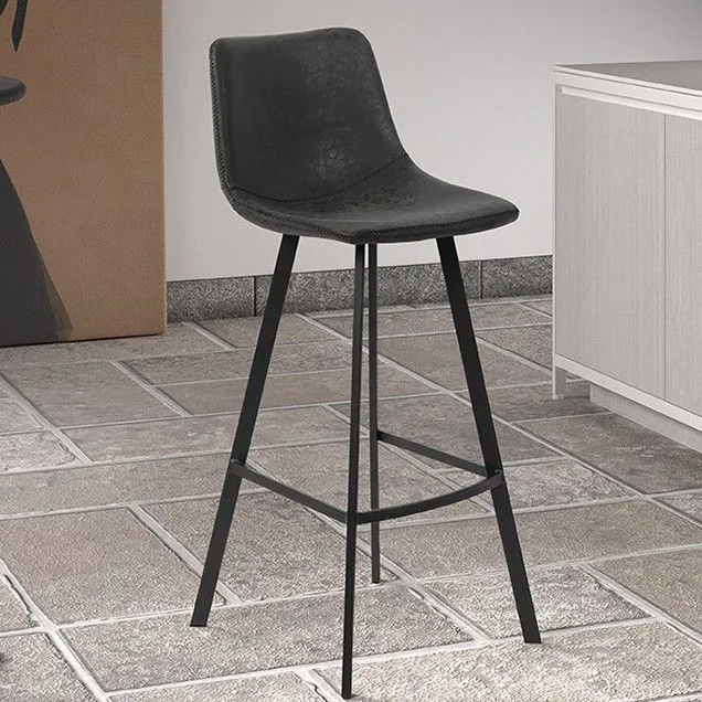 Tabouret de bar Ozan 68cm - noir