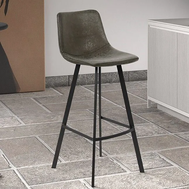 Tabouret de bar Ozan 68cm - gris