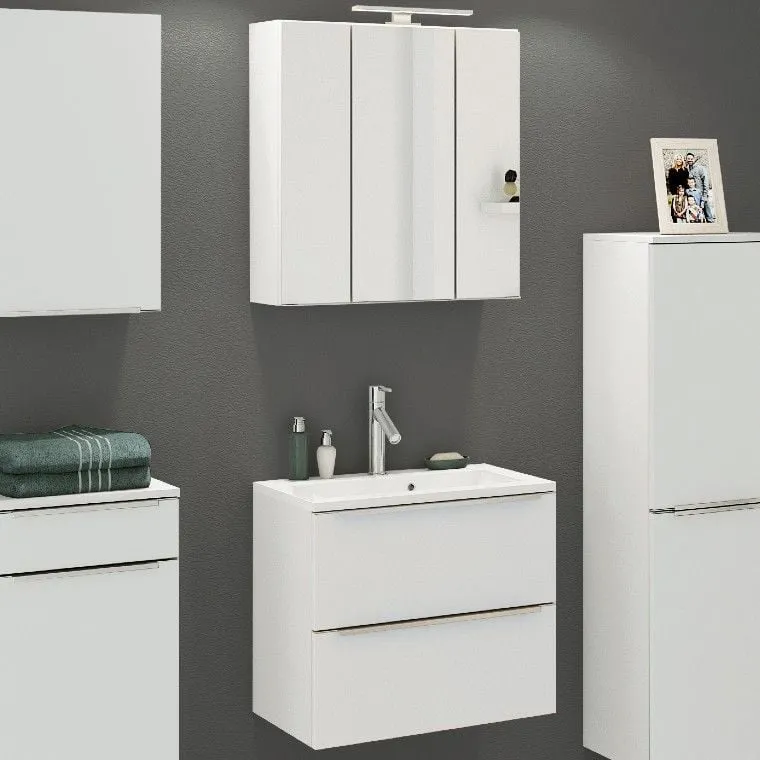 Ensemble salle de bains Hansen 1 60cm - blanc