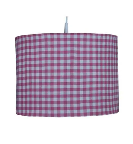 Suspension à carreaux roses