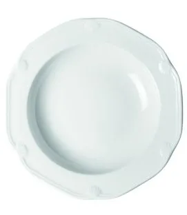 Assiette creuse rond blanc porcelaine culinaire Ø 22 cm Ecletique Pillivuyt