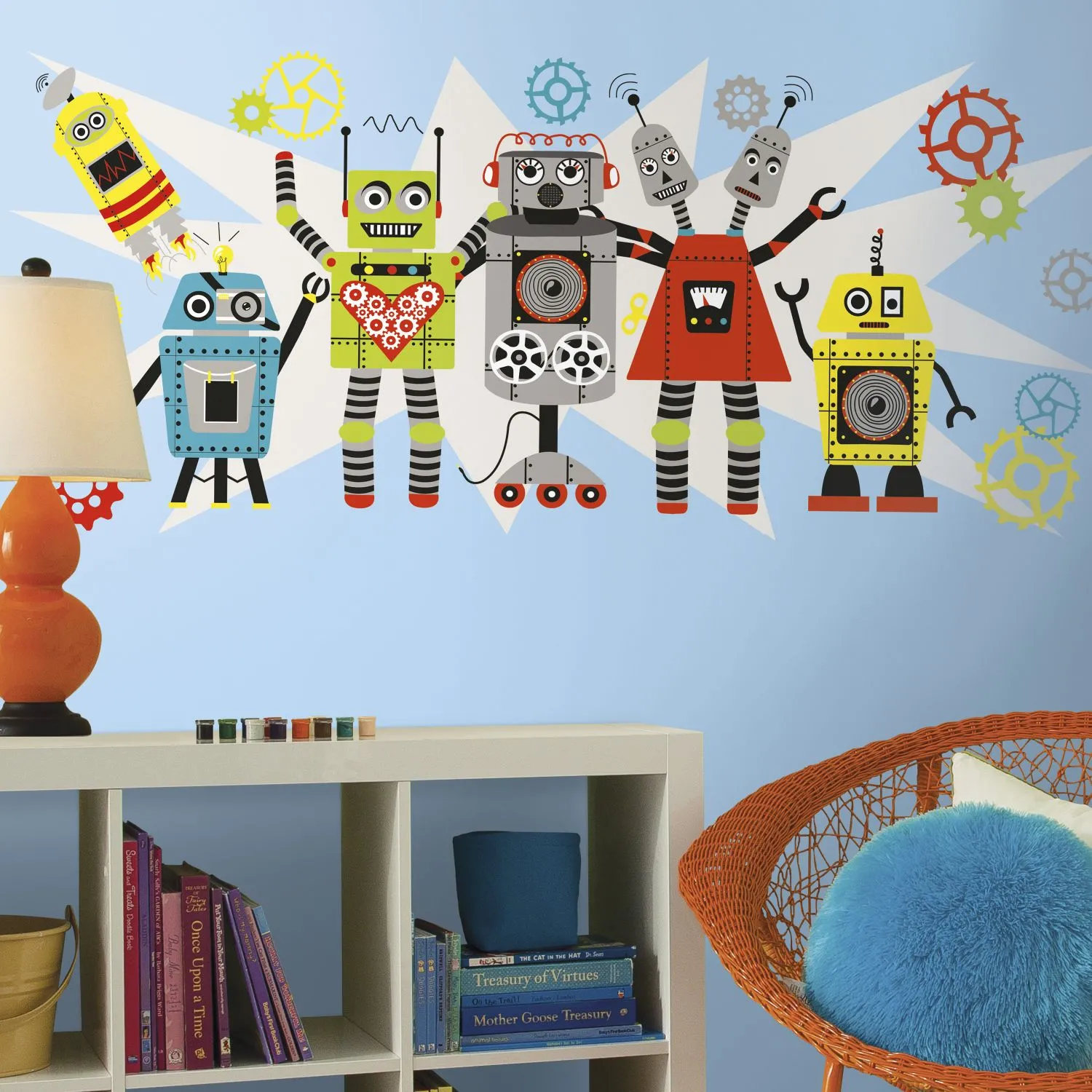 RoomMates stickers muraux - Waverly Robots