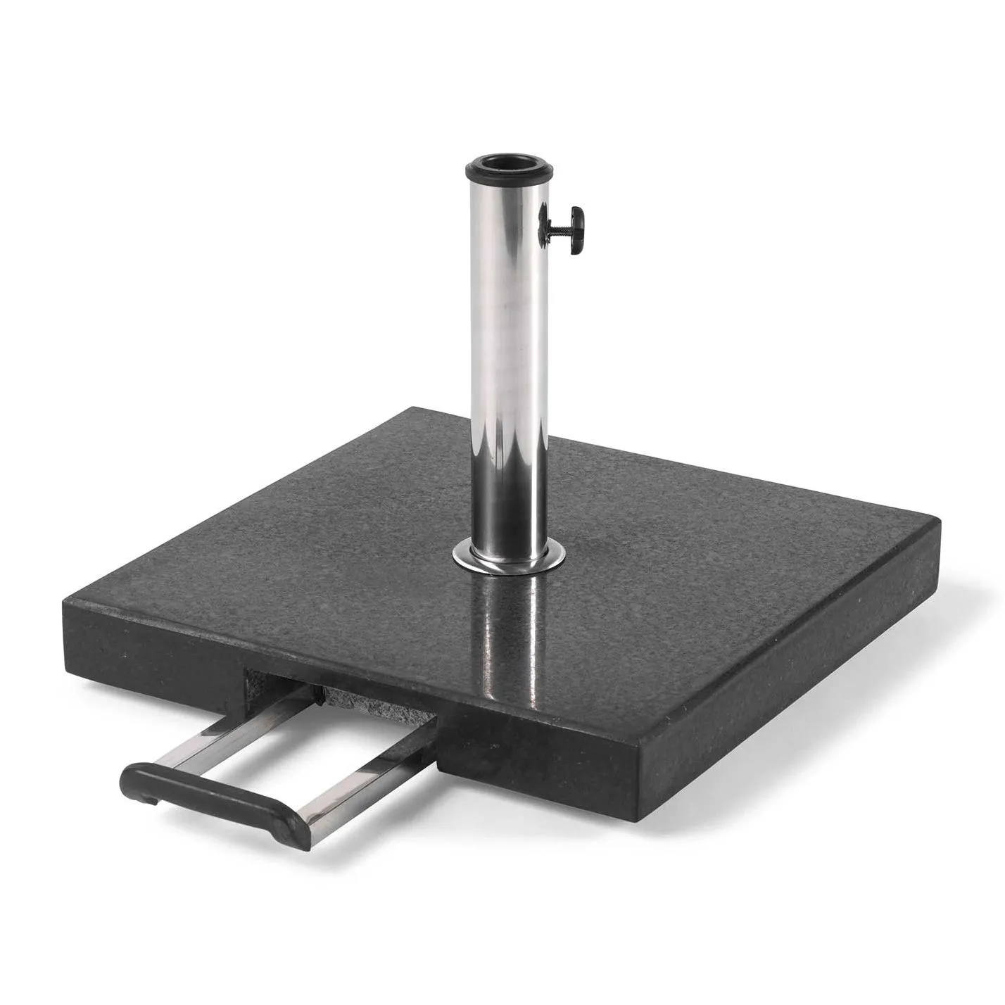 Pied de parasol avec système trolley - 40 kg