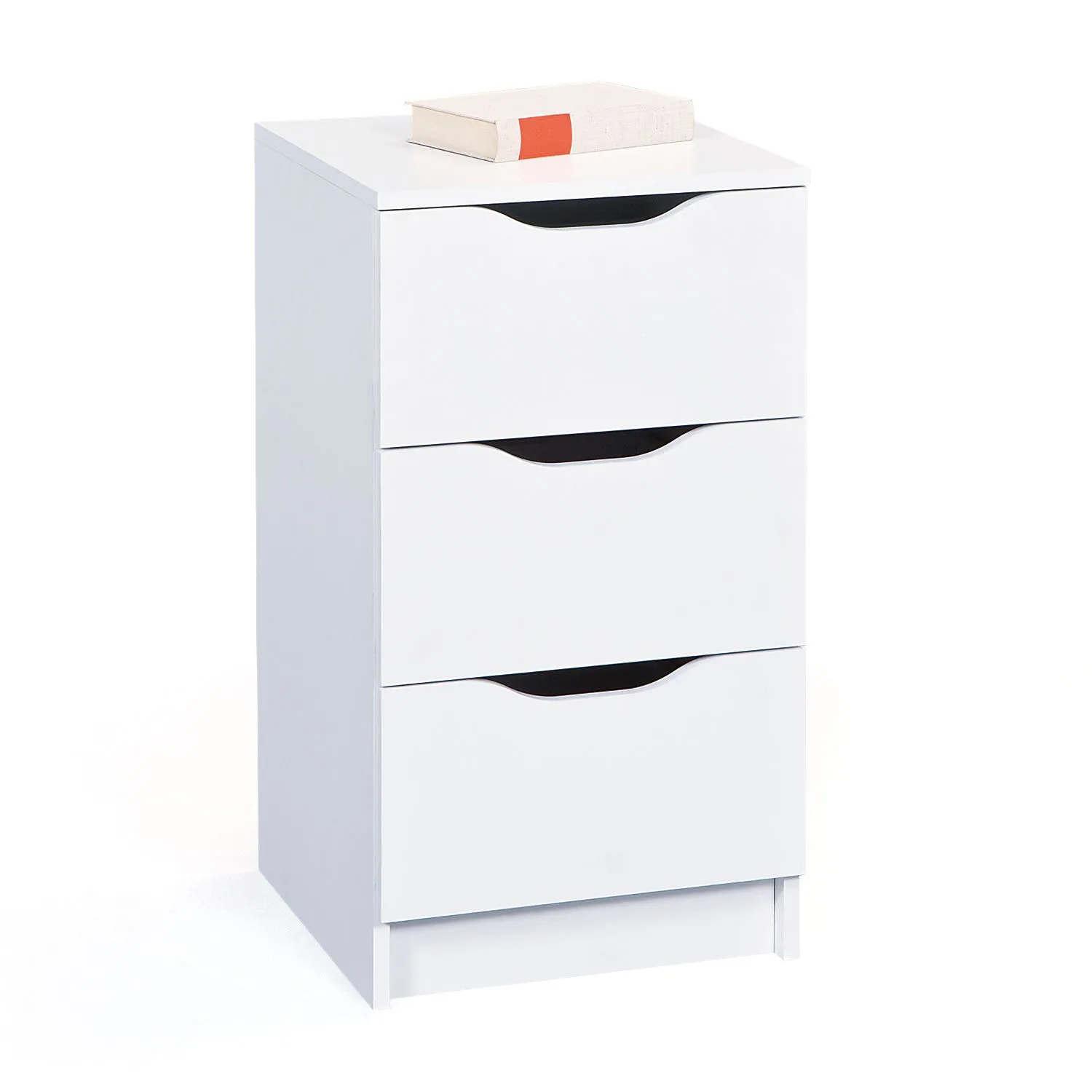 Chiffonnier Westphalen 3 tiroirs - blanc