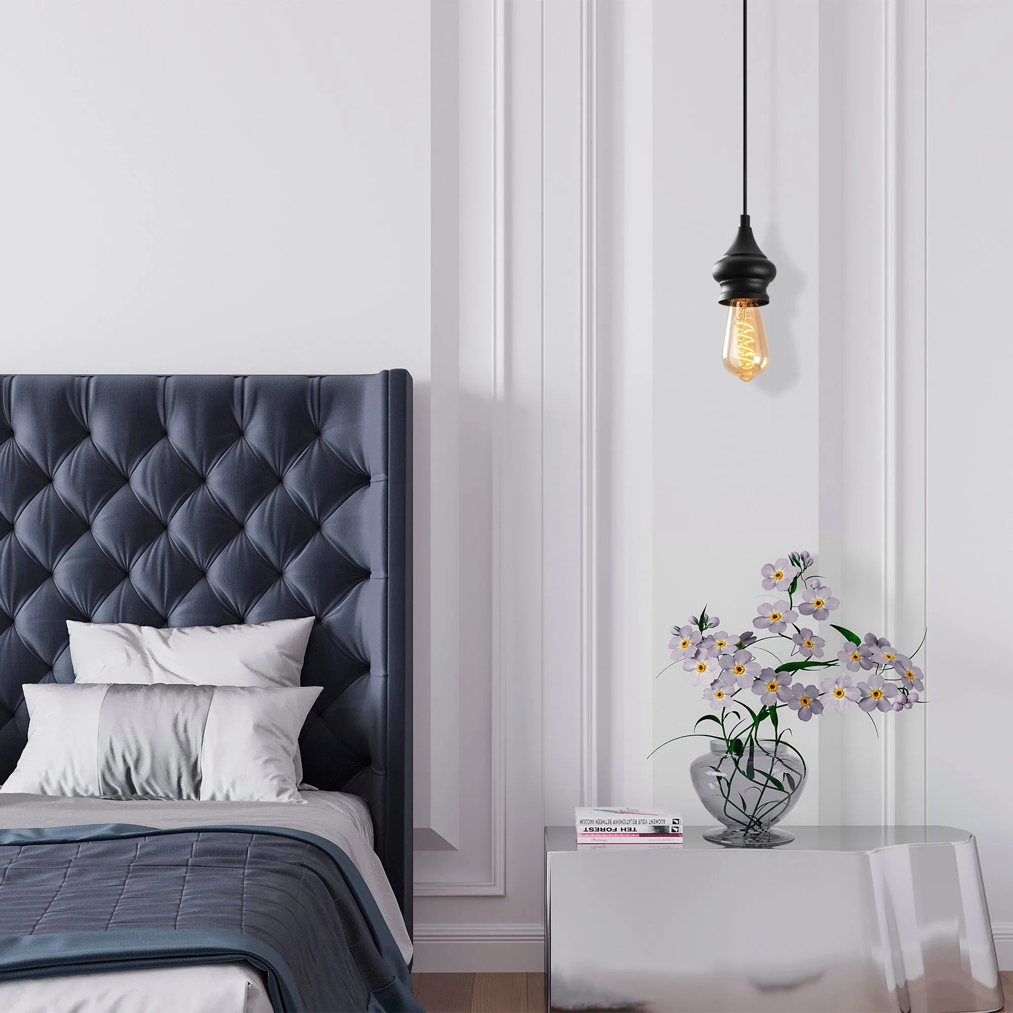 Alaaddin Lustre | CORPS EN MÉTAL | Noir