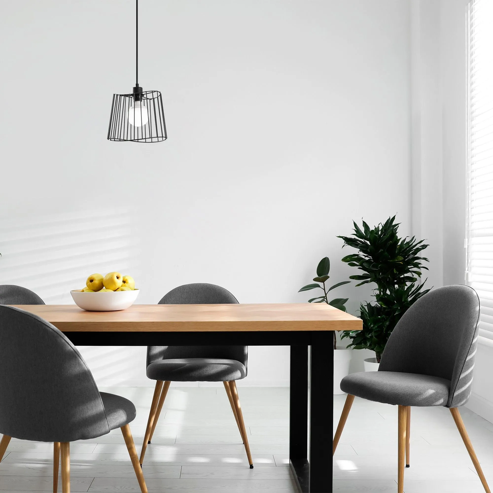 Byisoo Lustre | Hauteur réglable | Noir