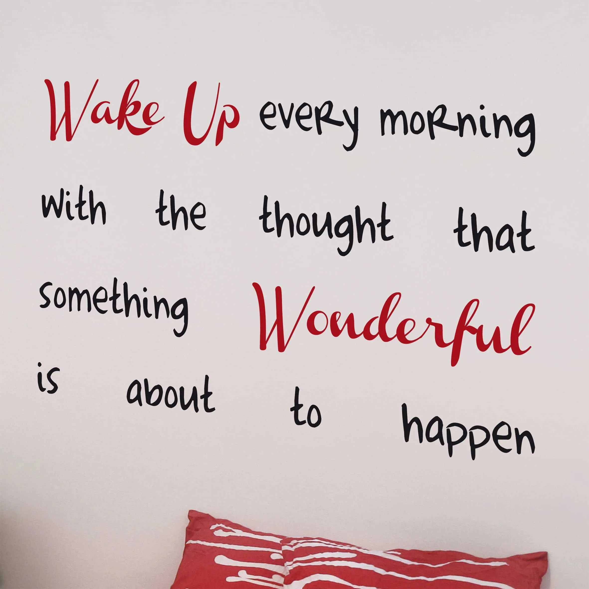 Sticker mural Wake Up