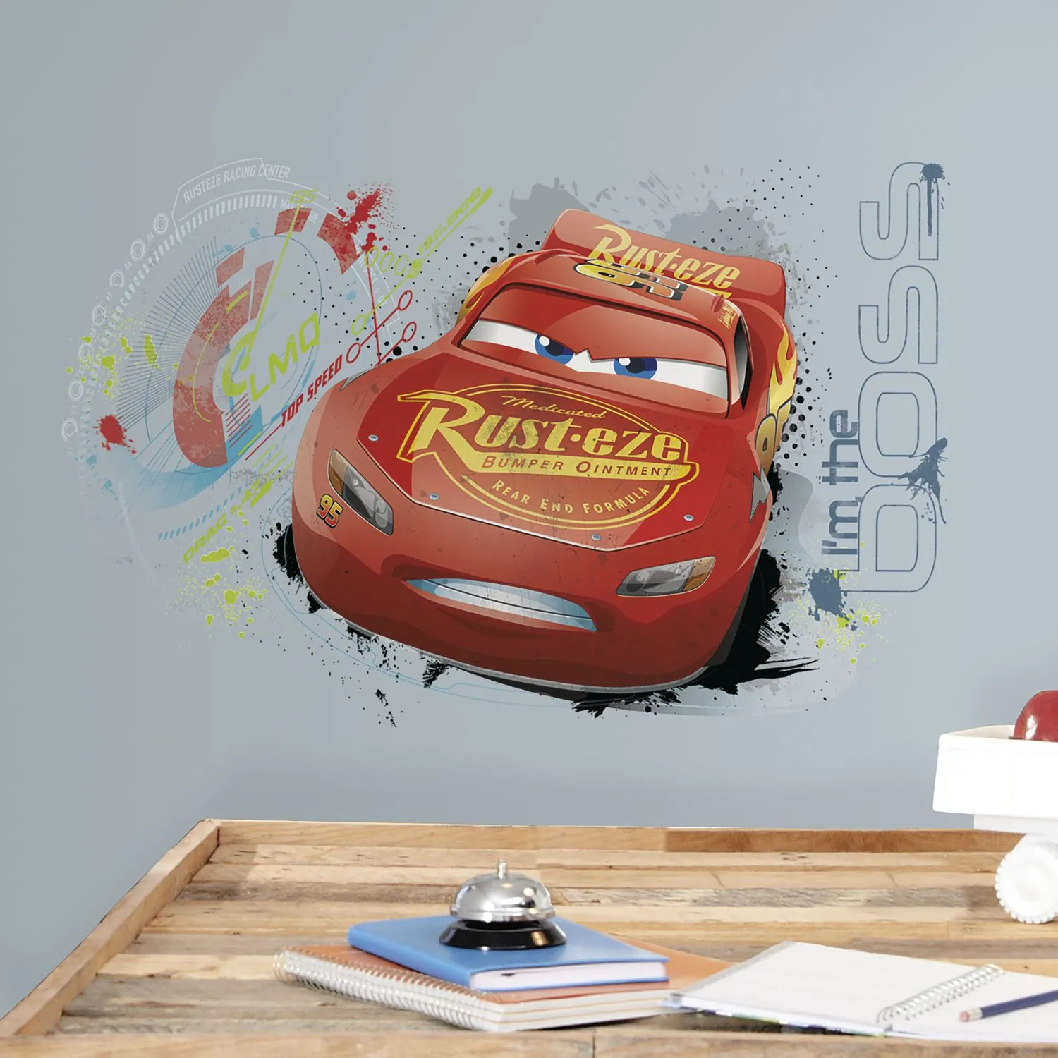 Sticker mural Cars 3 Flash McQueen