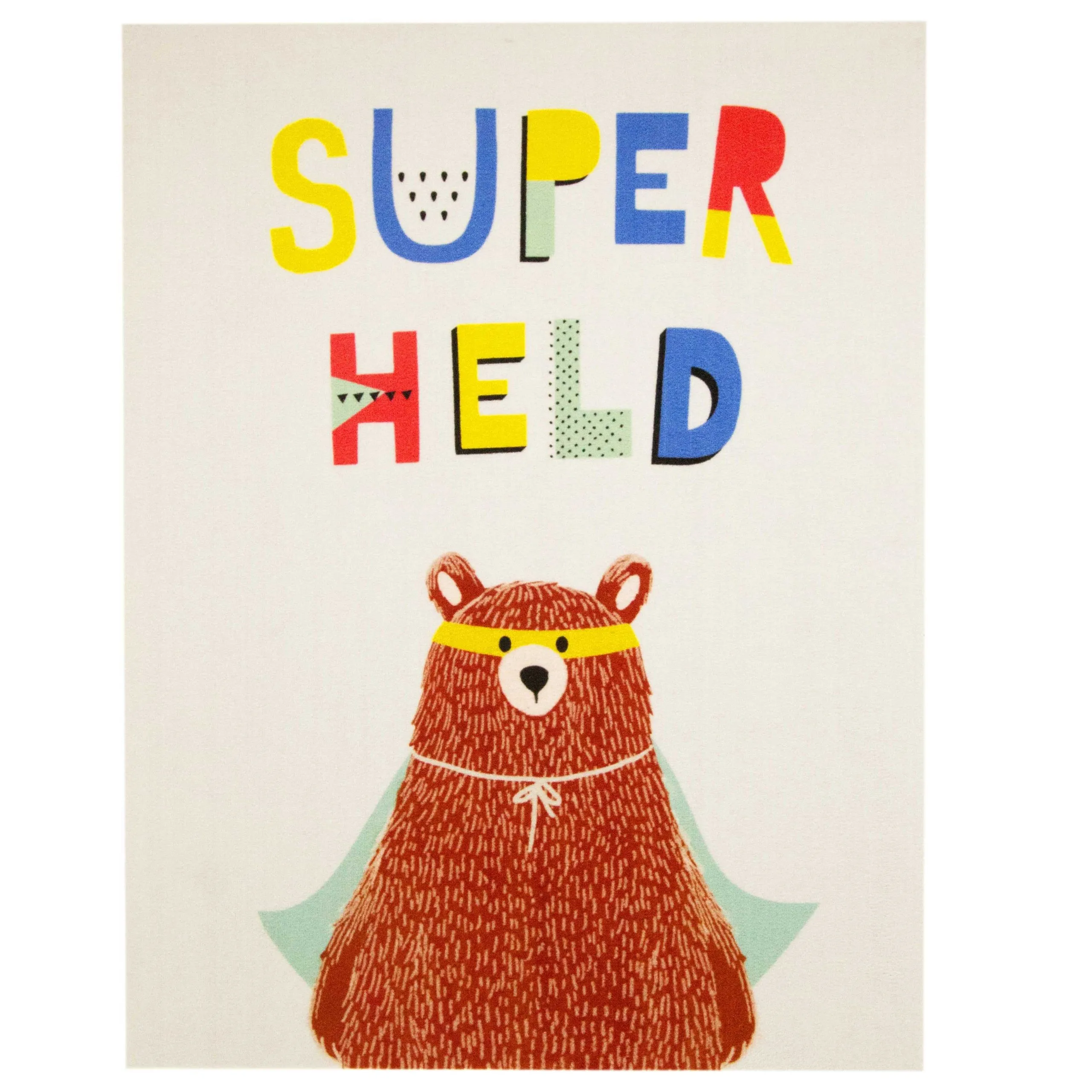 Tapis enfant Superhero Bear