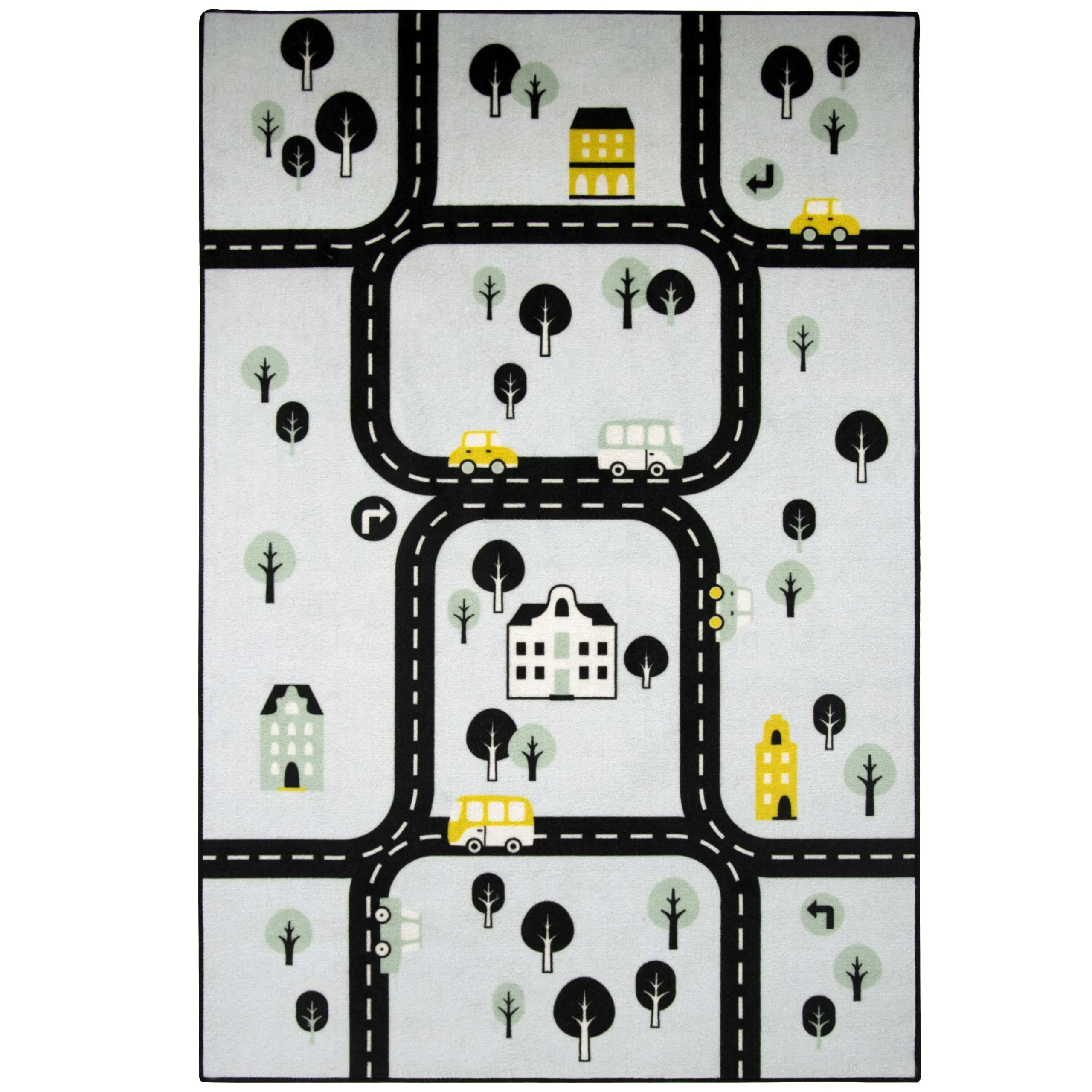 Tapis enfant Ring Road - bleu