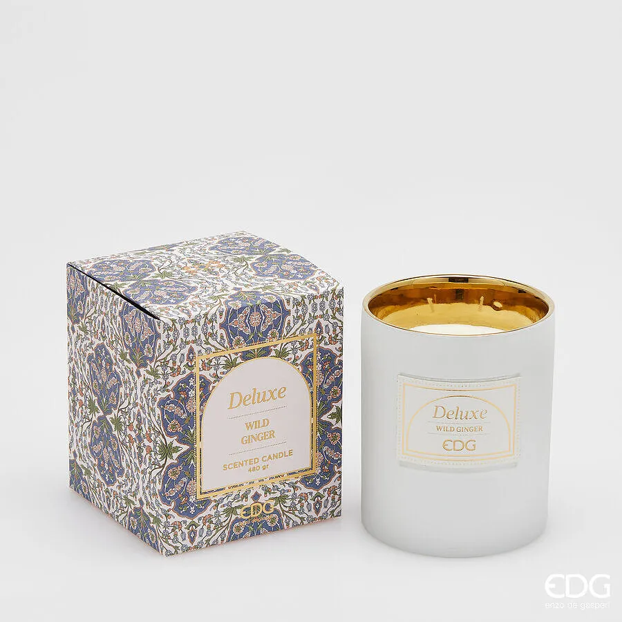 EDG Enzo De Gasperi Deluxe Candle with Scent H 12 Cm D 10 Cm Wild Ging