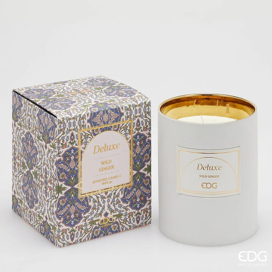 EDG Enzo De Gasperi Deluxe Candle with Scent H 18 Cm D 15 Cm Wild Ging