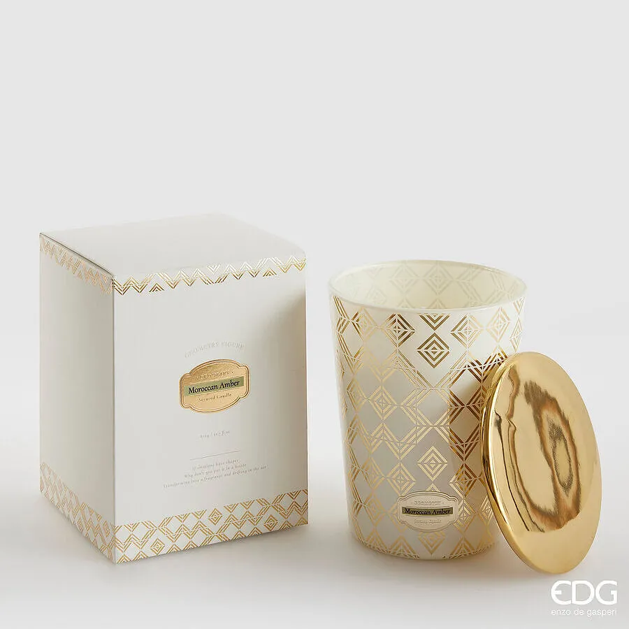 EDG Enzo De Gasperi Enigma Candle with Scent H 16 Cm 810 Gr Moroccan A