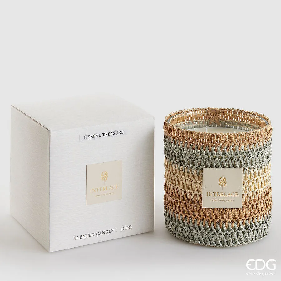 EDG Enzo De Gasperi Embrace Candle with Scent H 15.5 Cm Herbal Treasur