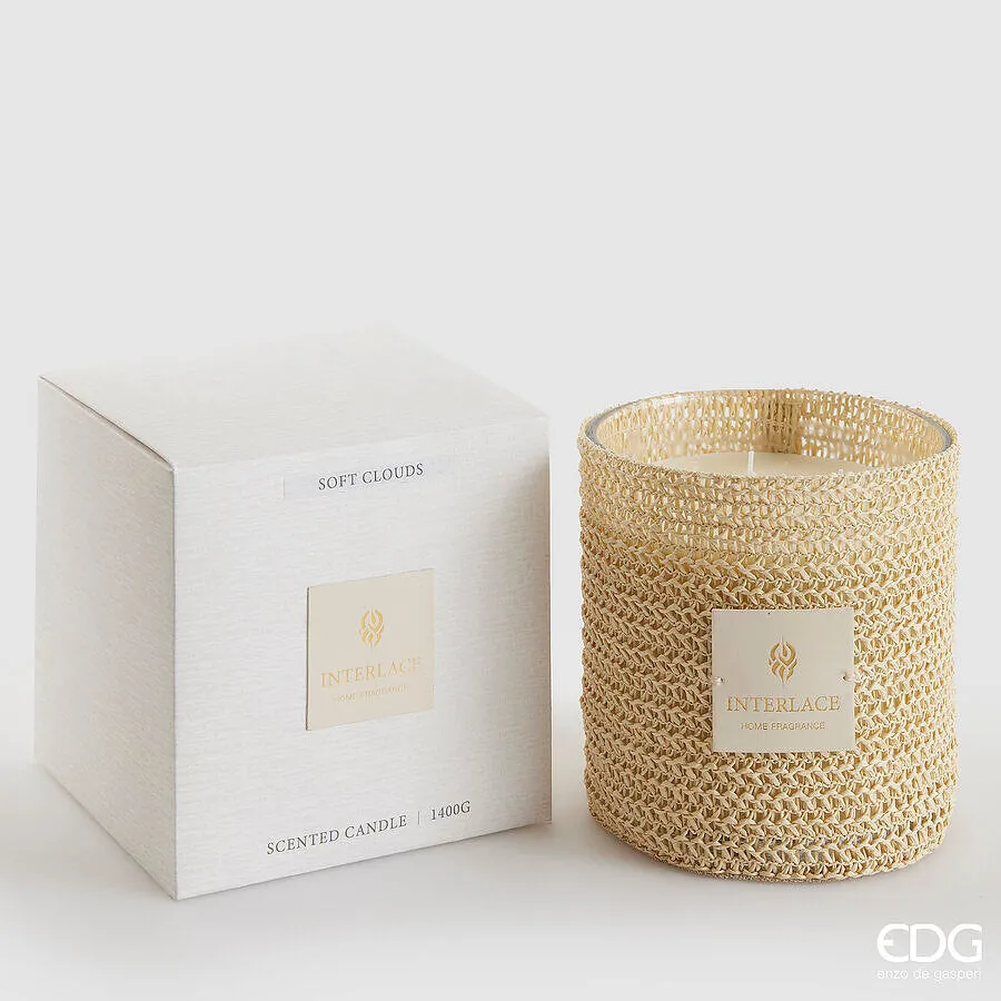 EDG Enzo De Gasperi Embrace Candle with Scent H 15.5 Cm Soft Clouds Gi