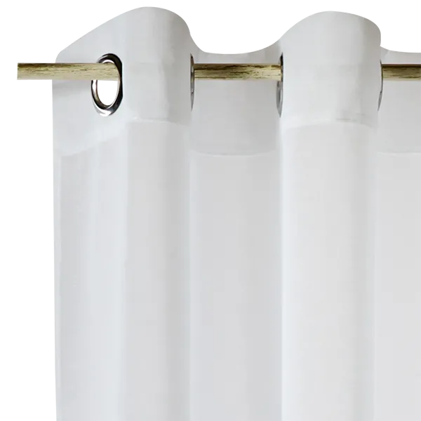 Voilage COLORS coloris blanc 140 x 260 cm - 4MURS