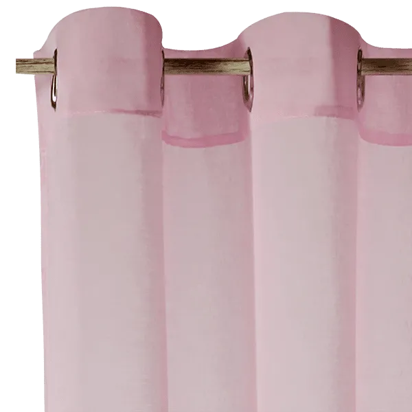 Voilage COLORS coloris rose pâle 140 x 260 cm - 4MURS