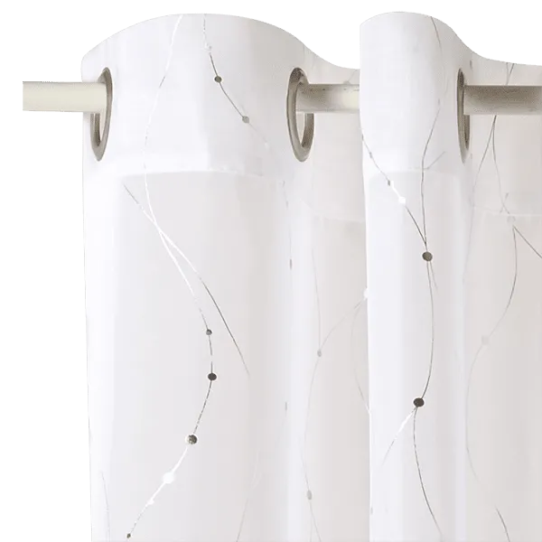 4MURS Voilage PLATINIUM coloris blanc 140 x 240 cm - 4MURS