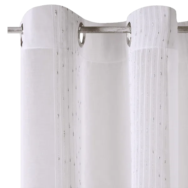 Voilage QUEEN coloris blanc 140 x 260 cm - 4MURS