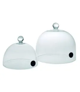 Cloche à fumer transparent Ø 12,5 cm 7,5 cm Lacor