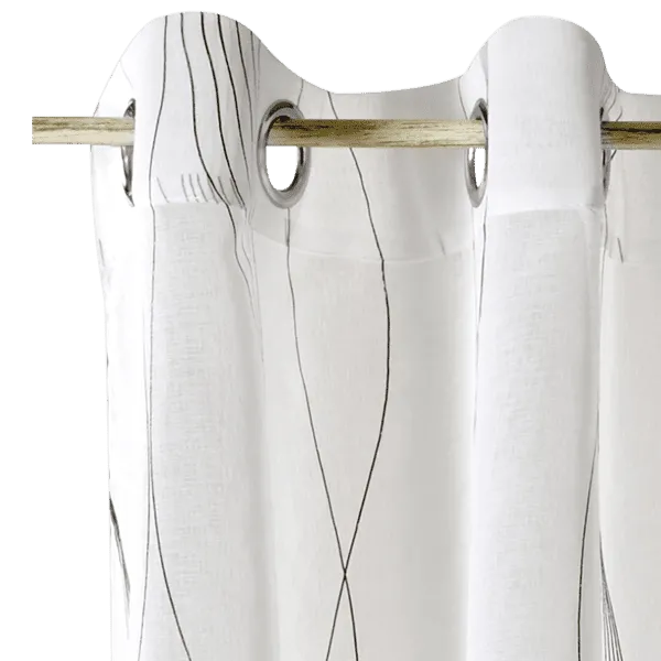 Voilage SOUND coloris blanc cuivré 140 x 260 cm - 4MURS