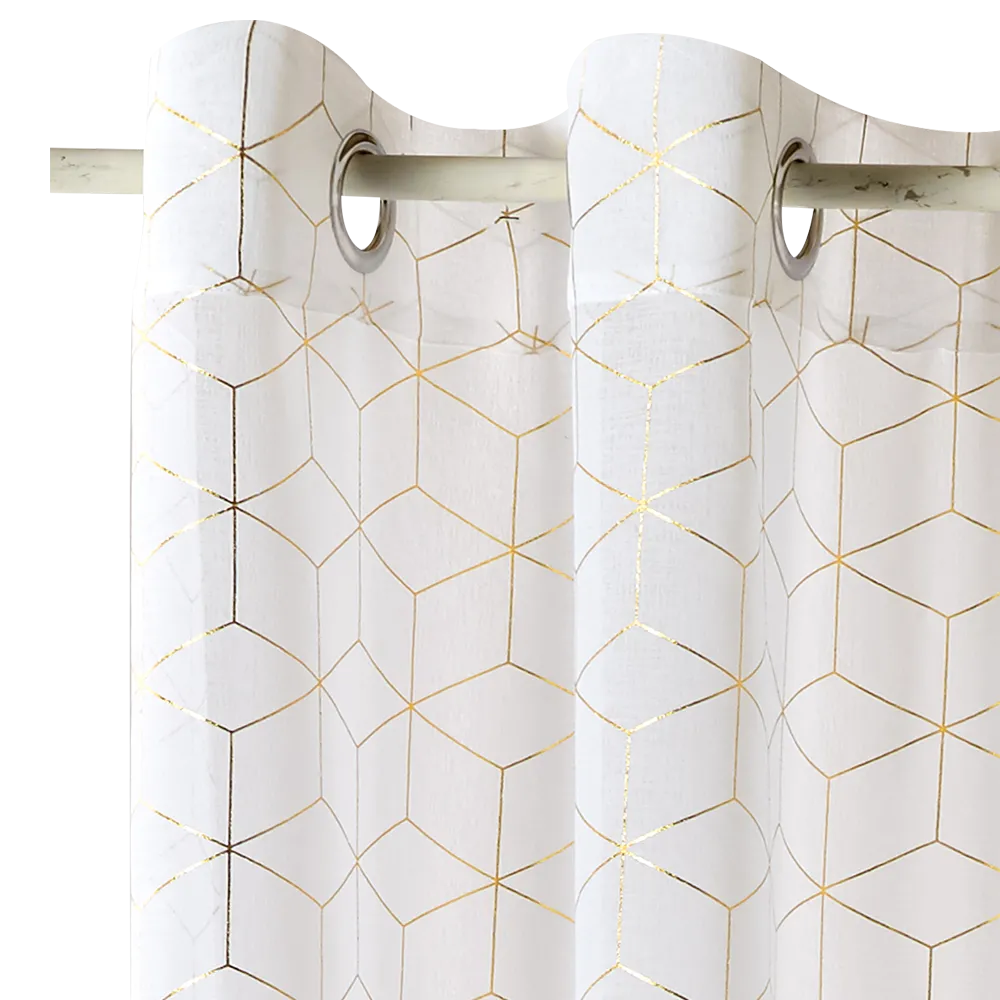 Voilage ORIA coloris or 140 x 240 cm - 4MURS