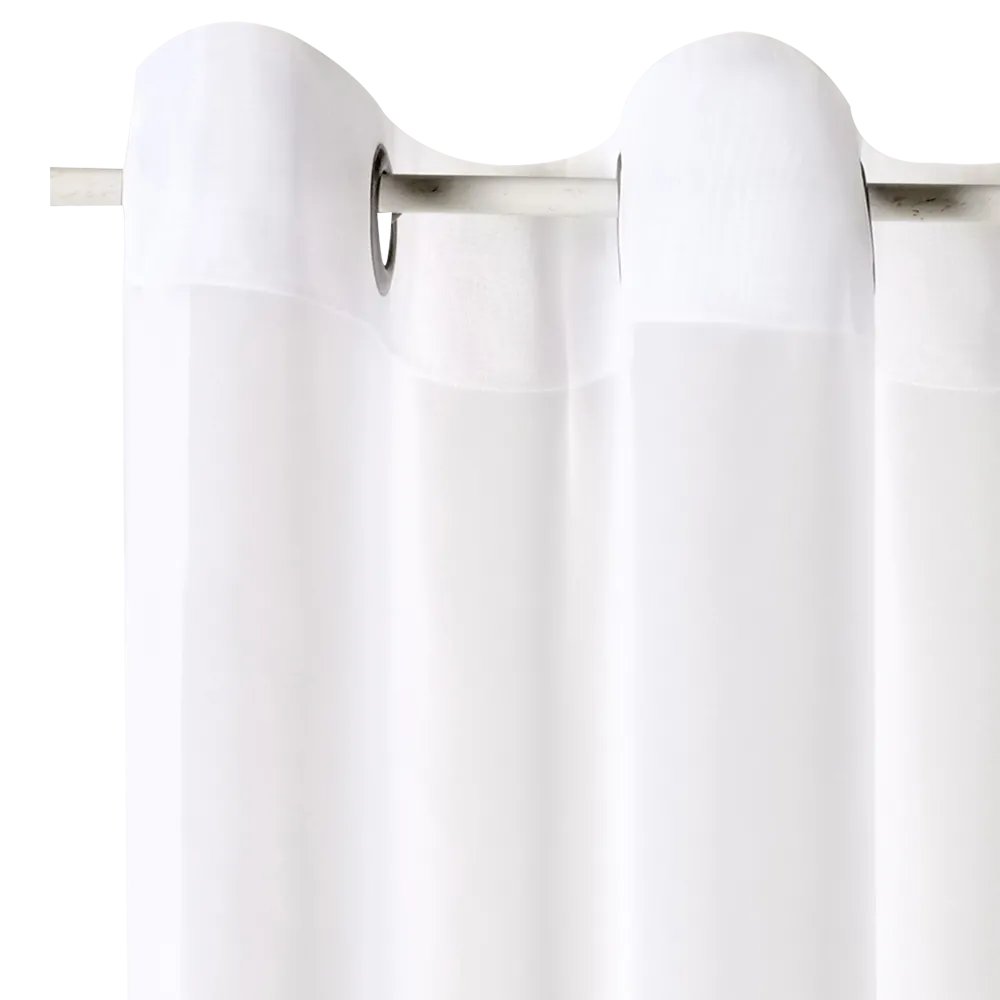 Voilage PLEIN JOUR coloris blanc 240 x 240 cm - 4MURS