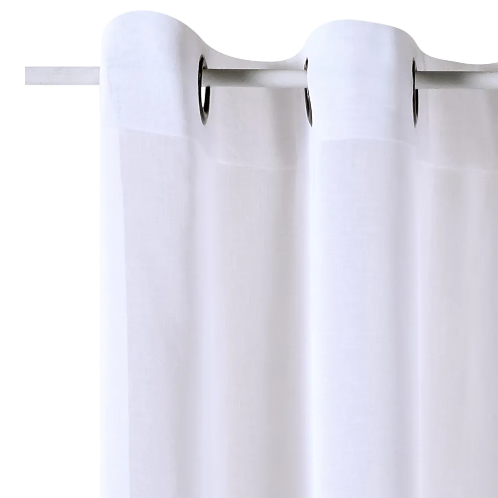 Voilage LINETTE coloris blanc 145 x 240 cm - 4MURS