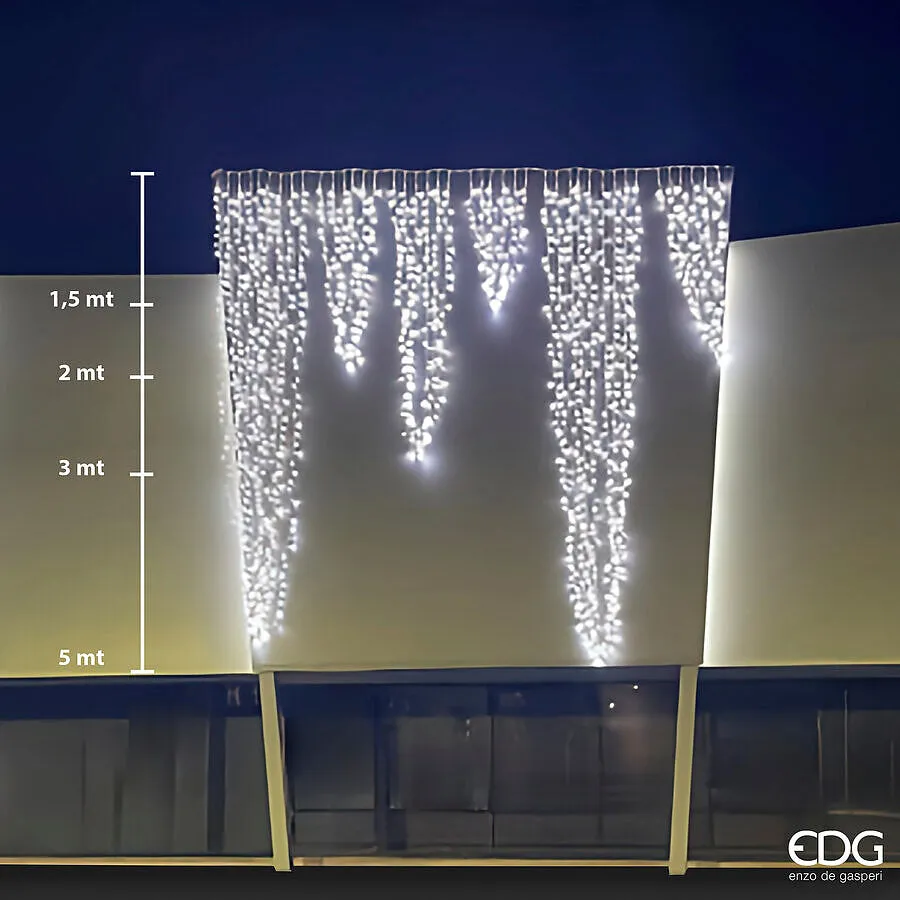 EDG Enzo De Gasperi Extendable Led Waterfall 90 Maxi Led H 150 Cm L 50