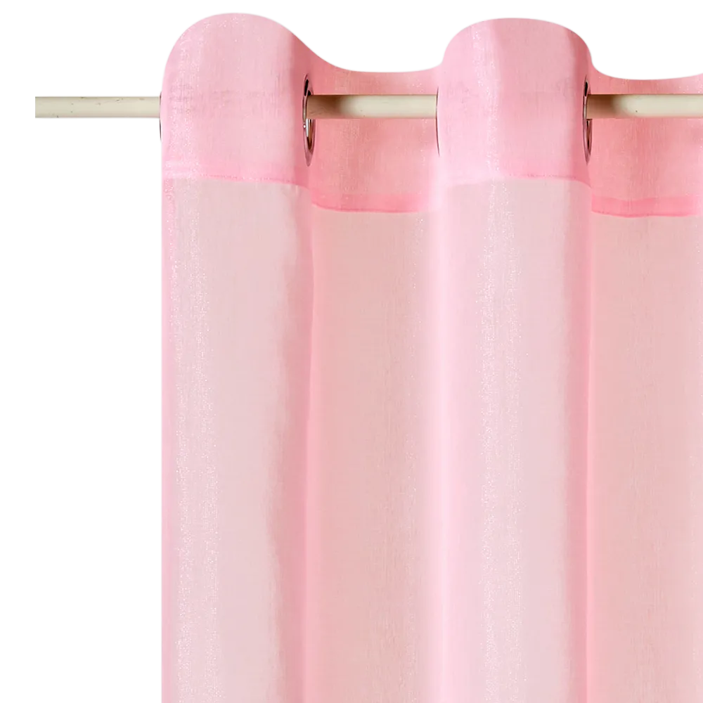 Voilage IRISE coloris rose pastel 140 x 240 cm - 4MURS