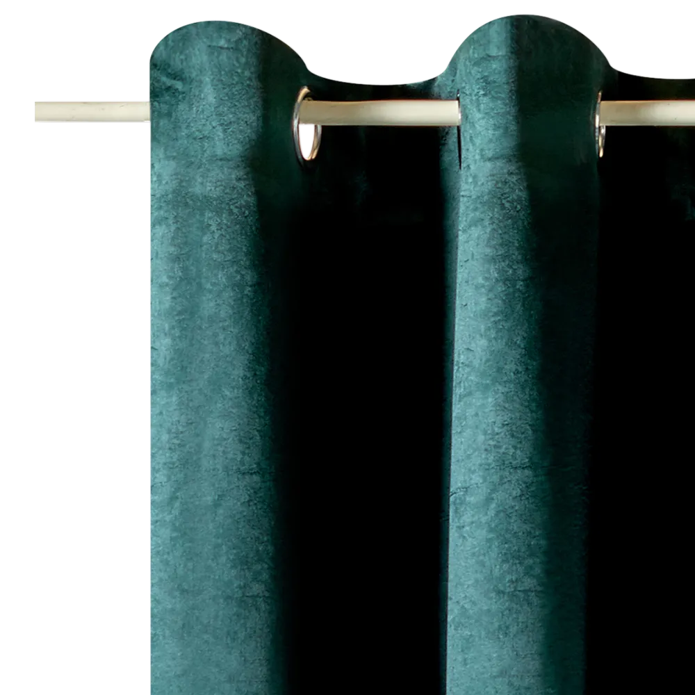 Rideau GRAZIA coloris vert émeraude 140 x 240 cm - 4MURS
