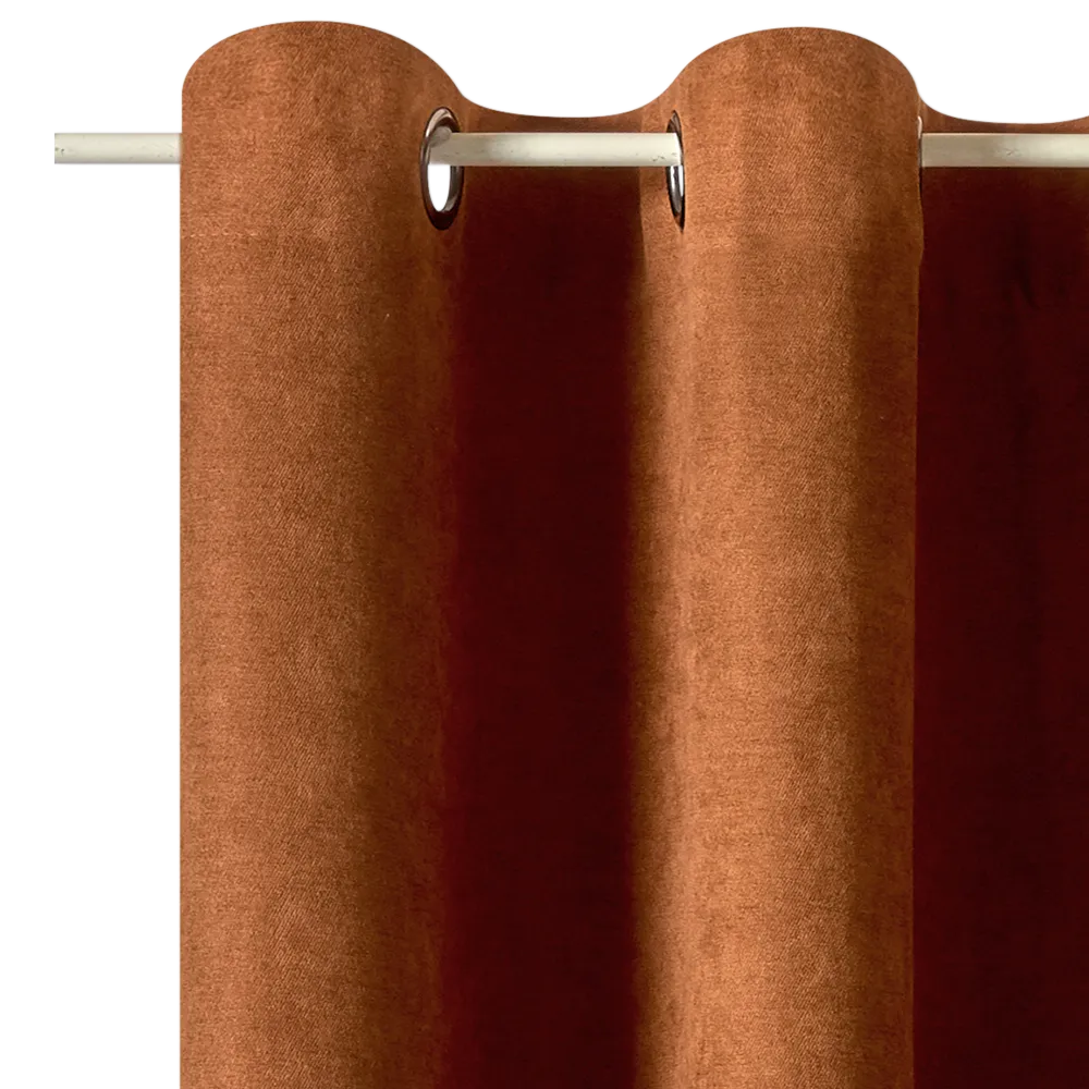 Rideau WALL STREET coloris roux 145 x 260 cm - 4MURS