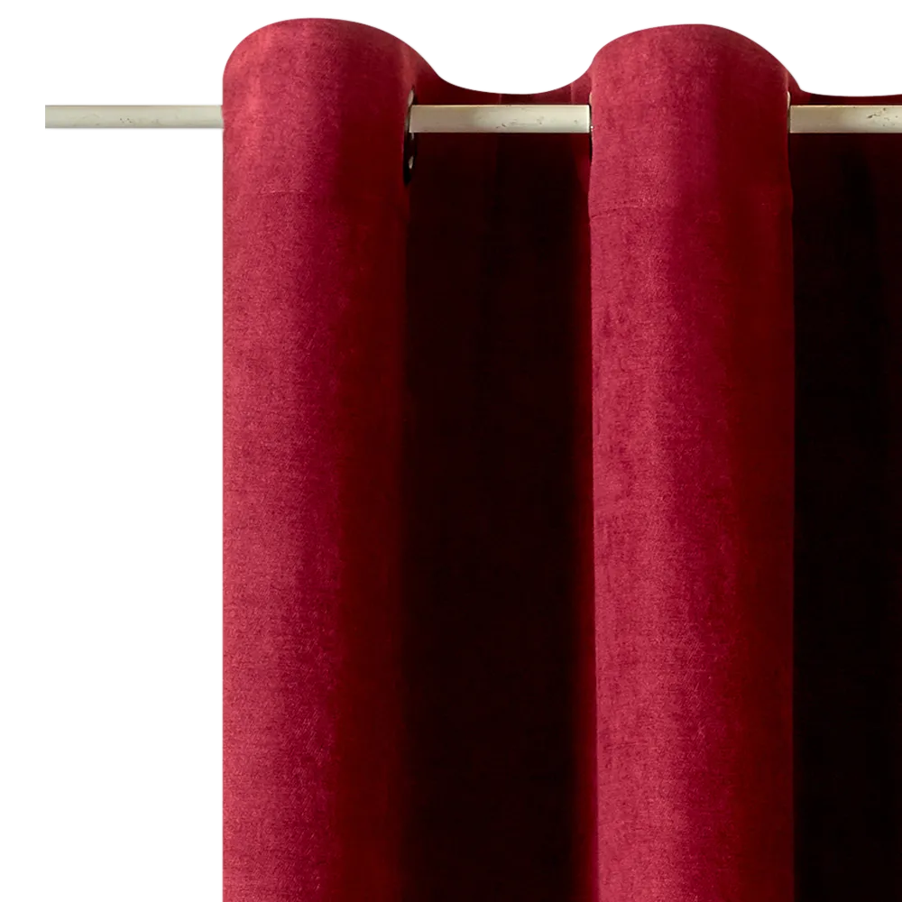 Rideau WALL STREET coloris bordeaux 145 x 260 cm - 4MURS