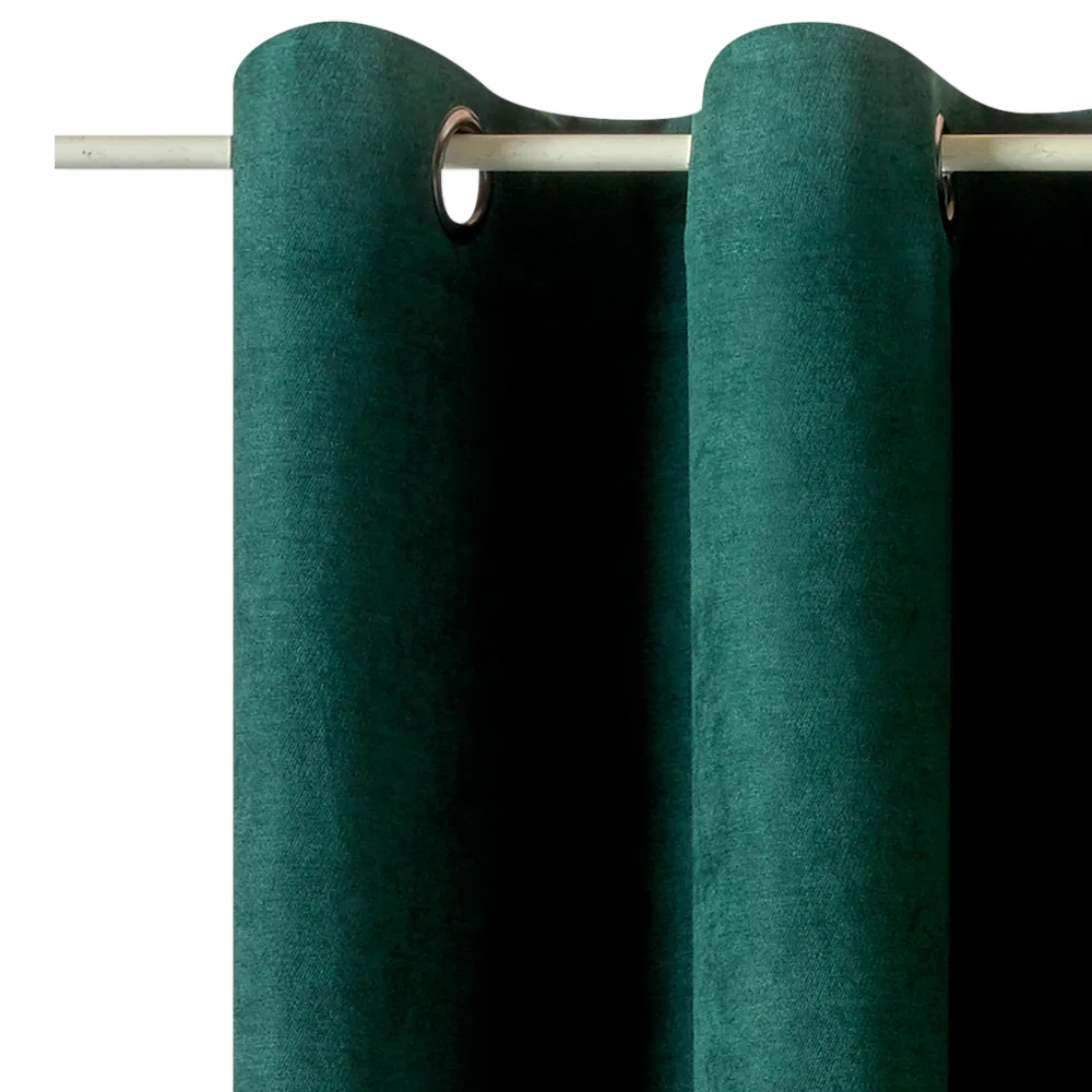 Rideau WALL STREET coloris vert sapin 145 x 260 cm - 4MURS