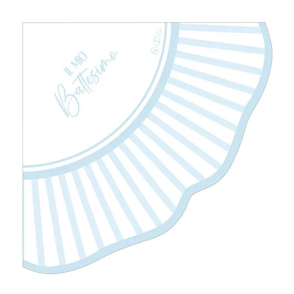 Givi Napkins Smerlo Liberty My Baptism Blue 33 x 33 Cm Cf 16 Pcs Blue