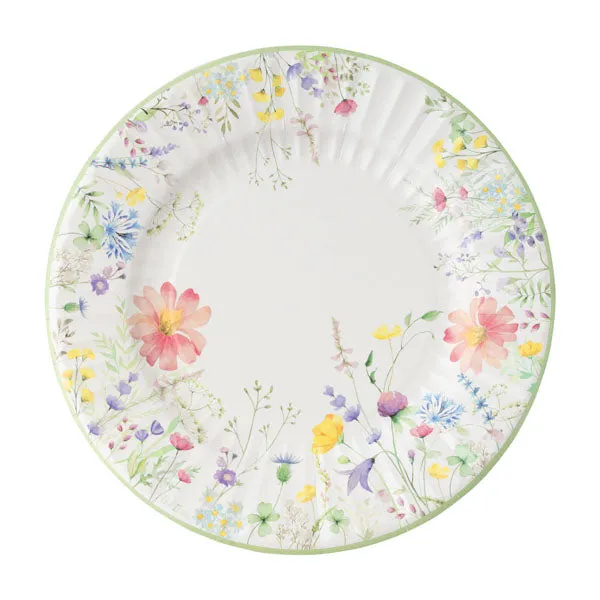 Givi Plates The Garden D 27 Cm Cf 8 Pcs White