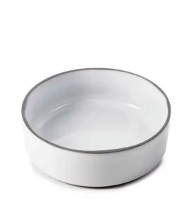 Assiette creuse rond blanc porcelaine culinaire Ø 17 cm Caractère Revol
