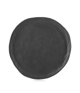 Assiette plate Noir brut porcelaine culinaire Ø 26,5 cm Yli Revol