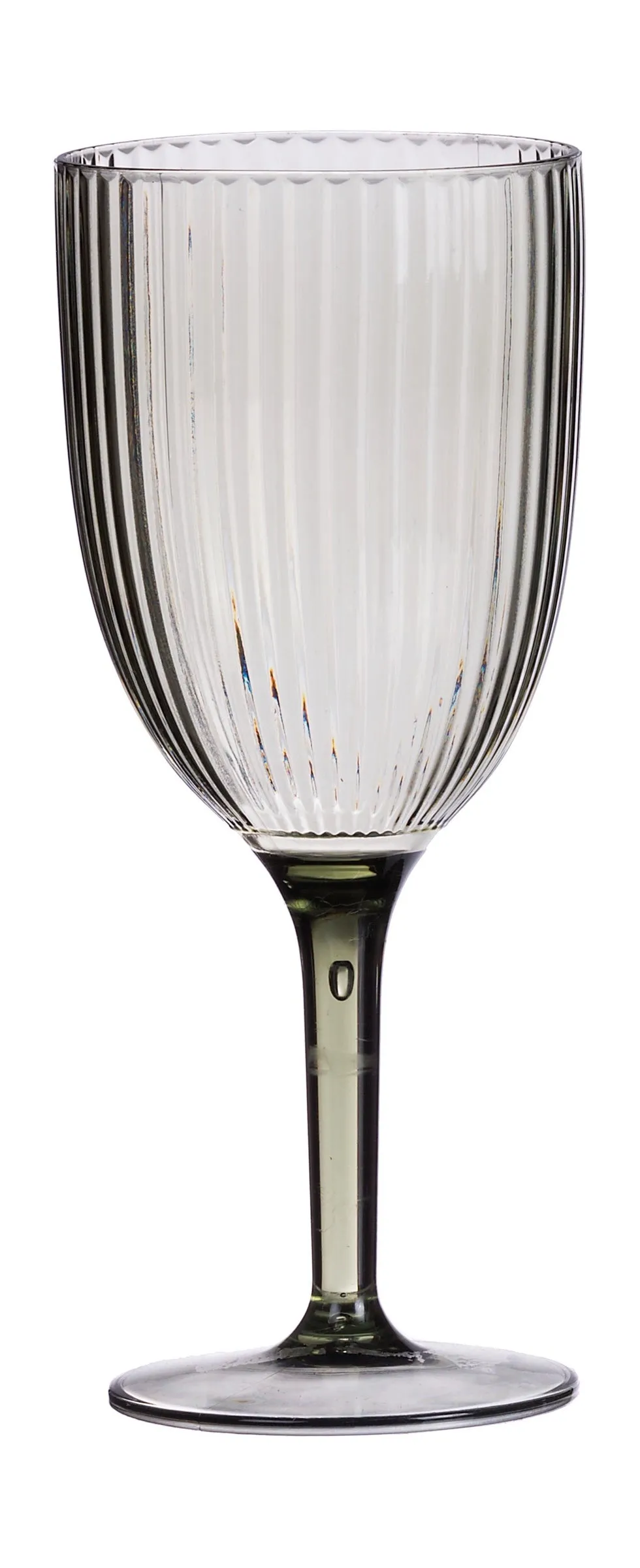 Italian Gift Glass Wine Plastic Pangar Ass. D 8 Cm H 20 Cm Grey Blue o