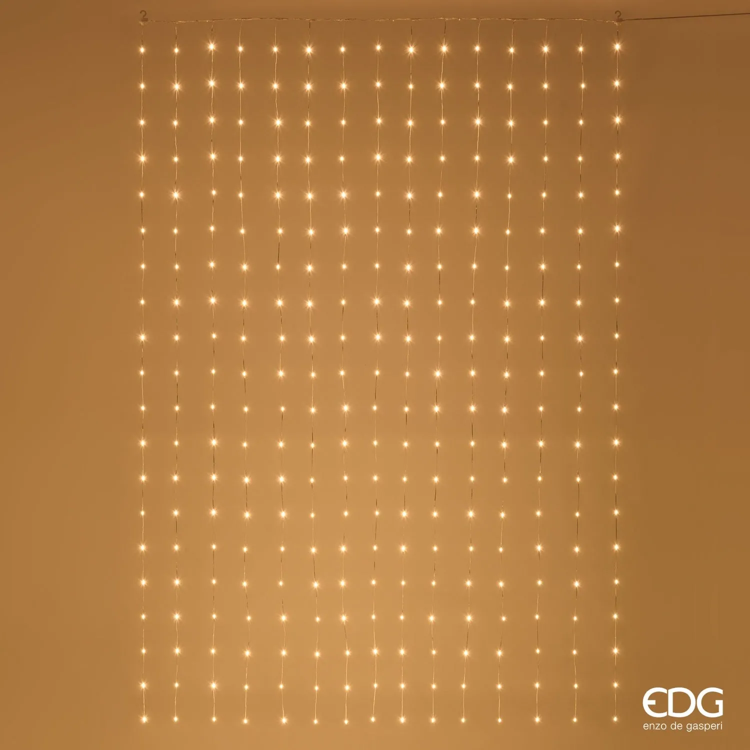 EDG Enzo De Gasperi Christmas Lights Miniled Curtain 400 L 4 Mt H 1.5