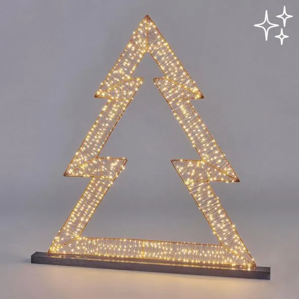 EDG Enzo De Gasperi Christmas Pine with Microled 760 with Flat H 90 Cm