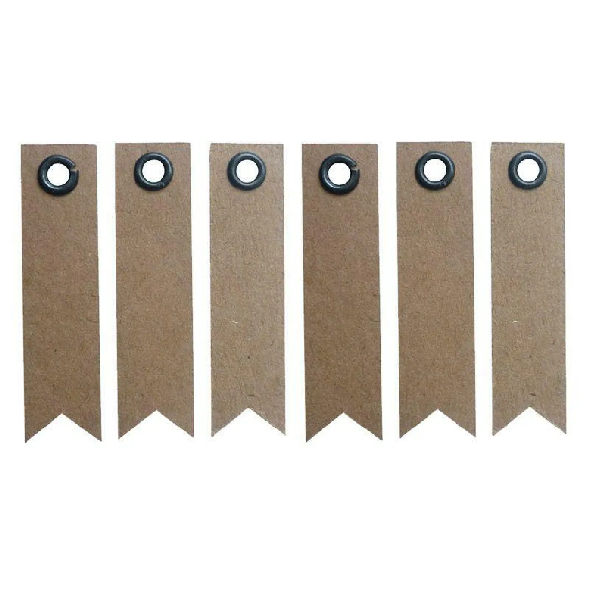 Étiquettes fanion - Kraft - 120 pcs - 5 x 1,2 cm