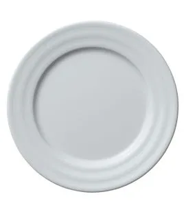 Assiette plate rond blanc porcelaine Ø 18 cm Ruby