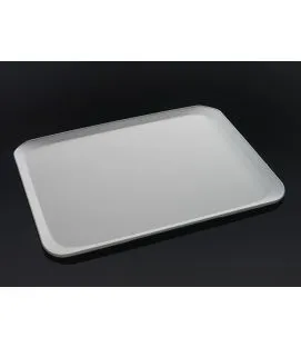 Plateau polyester blanc 46x36 cm Poly Str Profil Mat Platex