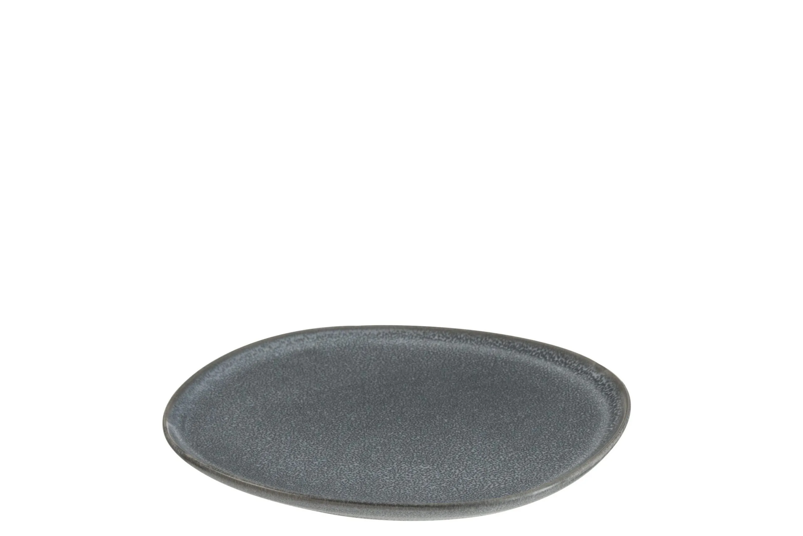 Assiette louise ceramique gris medium