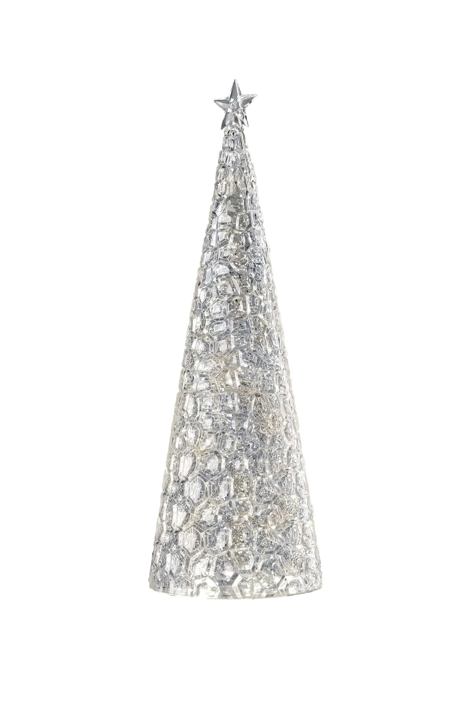 Sompex Glamor Decorative Christmas Lamp H 44 Cm Silver