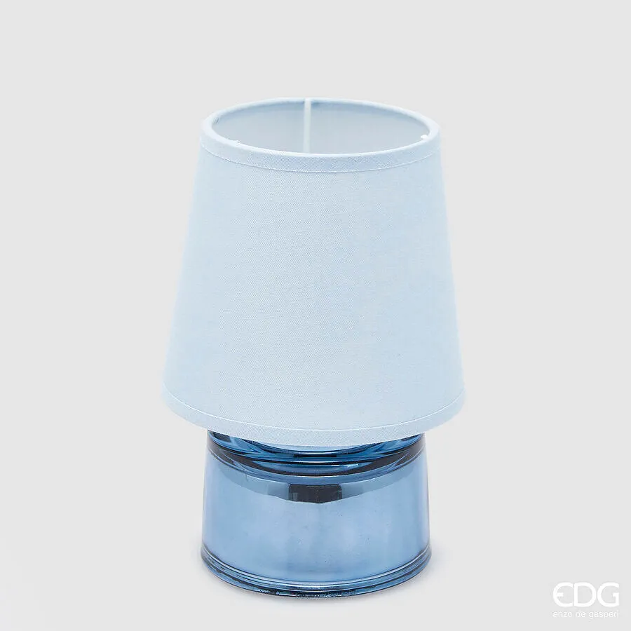 EDG Enzo De Gasperi Cozy Table Lamp H 18 Cm D 12 Cm IP 20 Blue Gift Bo